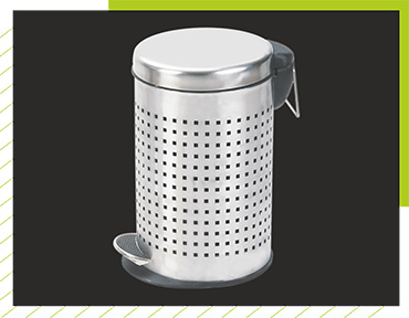 Perforated Dust Bin Foot Operate