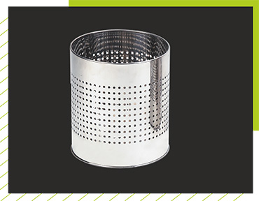 Perforated Dust Bin Small